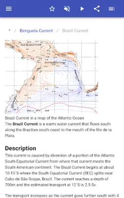 Sea currents android App screenshot 7